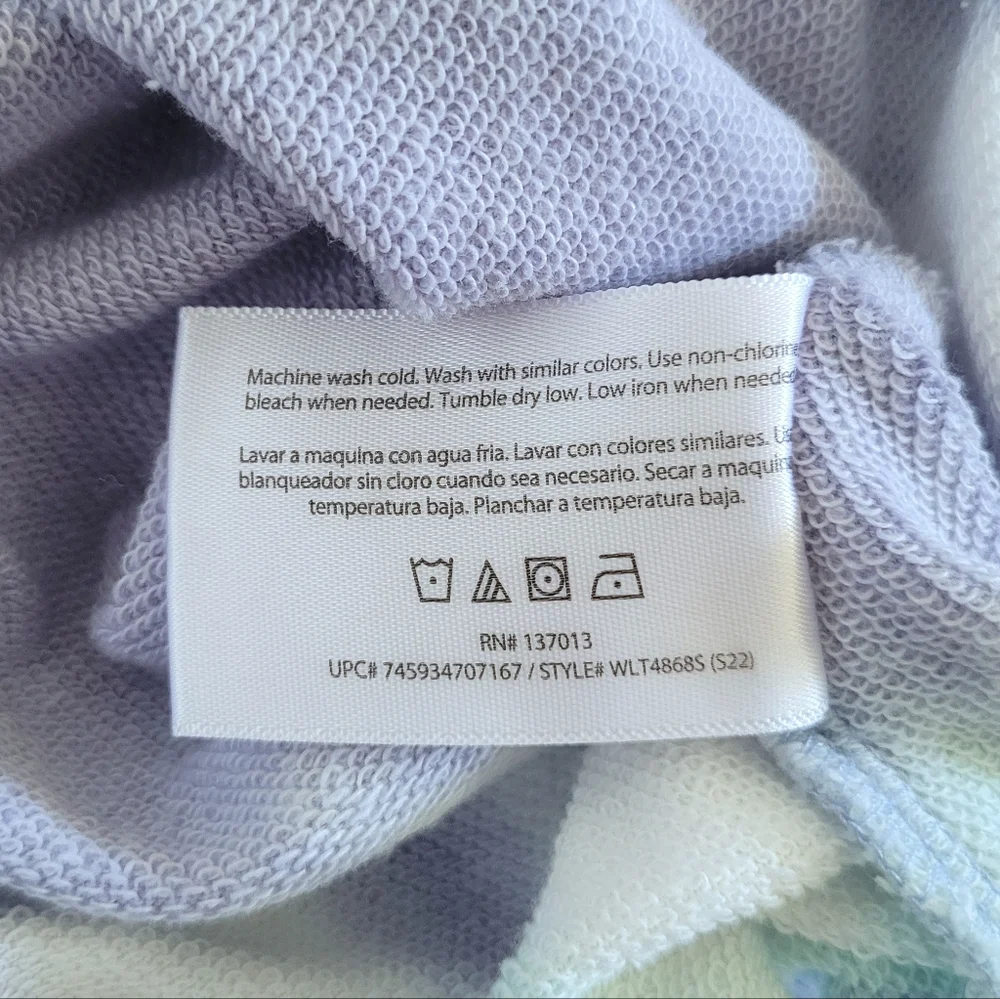 Wildfox🦊 Periwinkle Tie Dye☮️ Hoodie - NWT - Picture 10 of 16